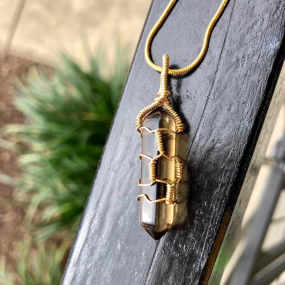 Smoky Quartz Handmade Necklace!